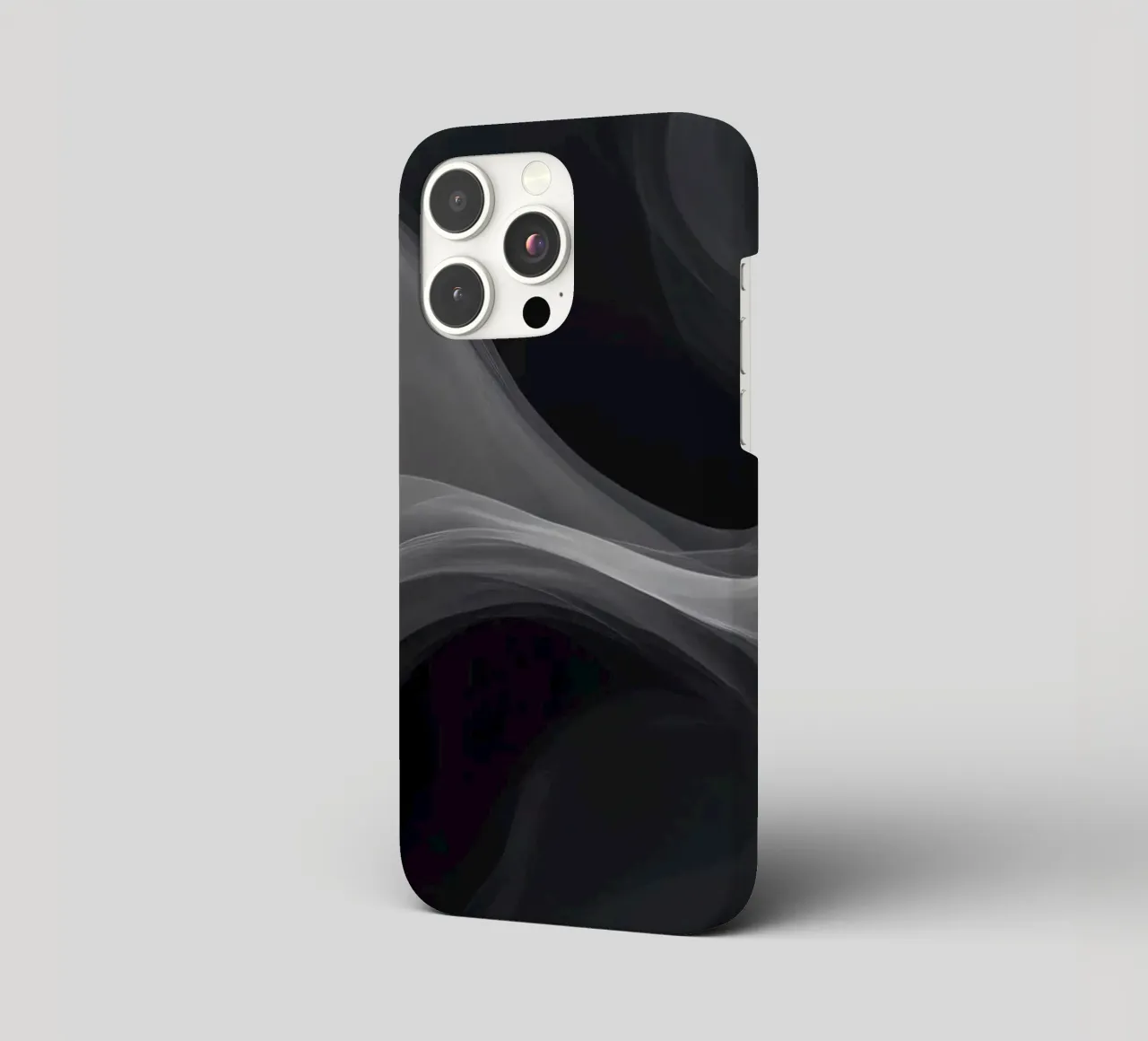 Des tourbillons de fumée dynamiques créent un arrière-plan abstrait pour le mo coque iphone de DesignDoodle