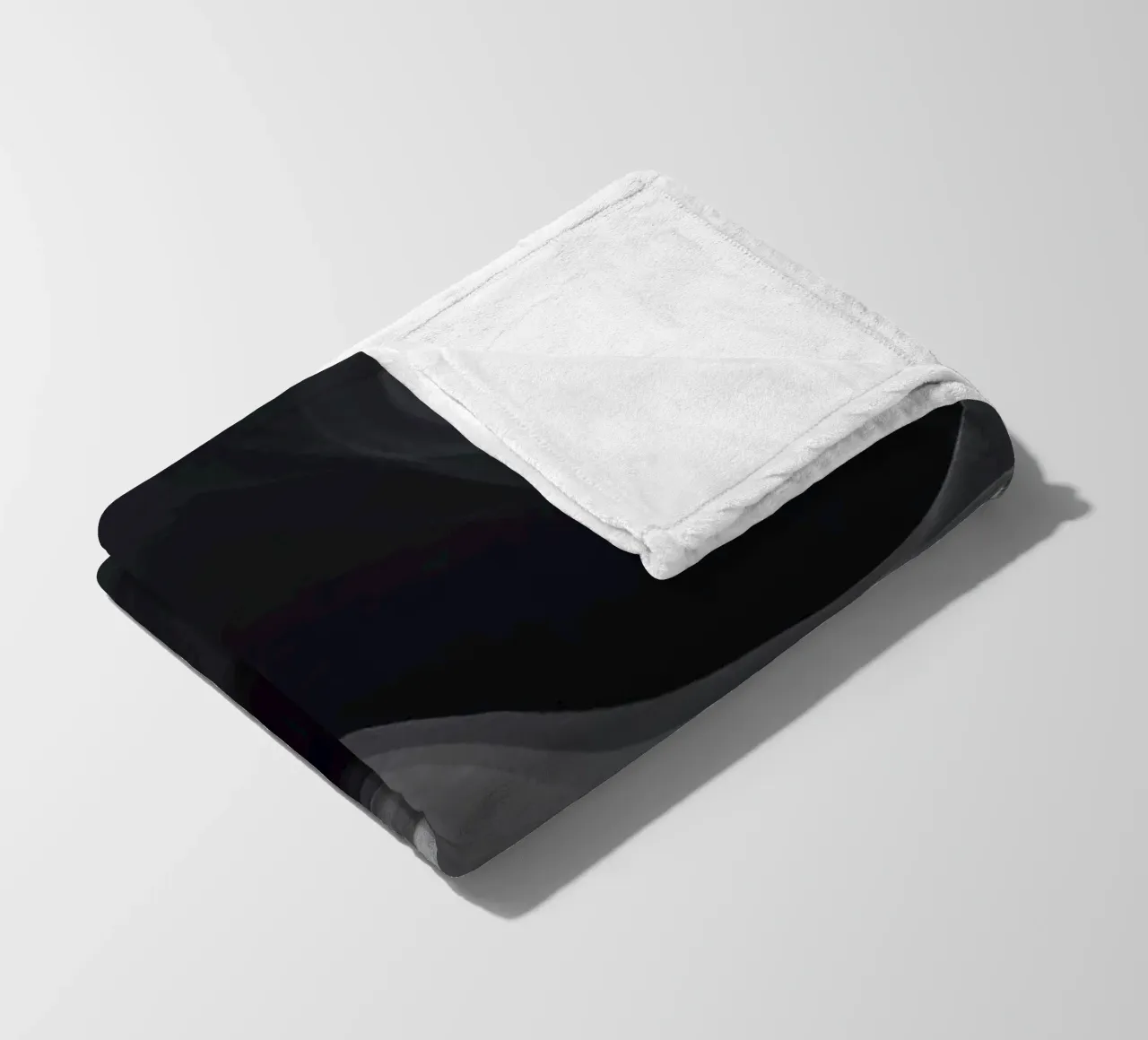 Dynamic swirls of smoke create an abstract background for mo fleece blanket by DesignDoodle