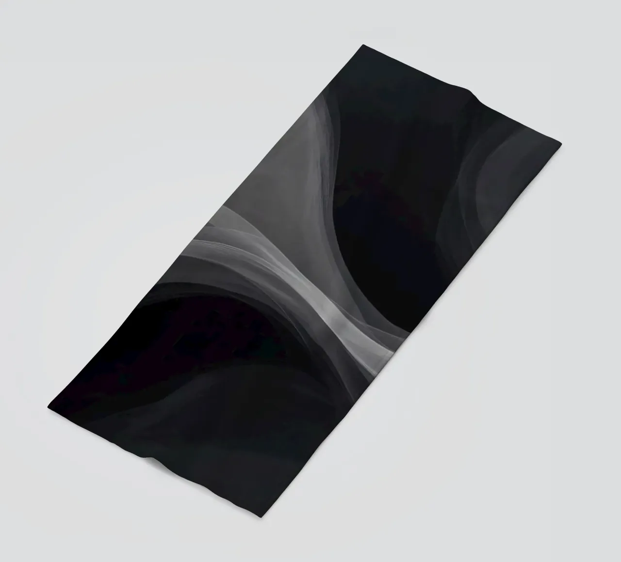 Dynamic swirls of smoke create an abstract background for mo beach towel by DesignDoodle