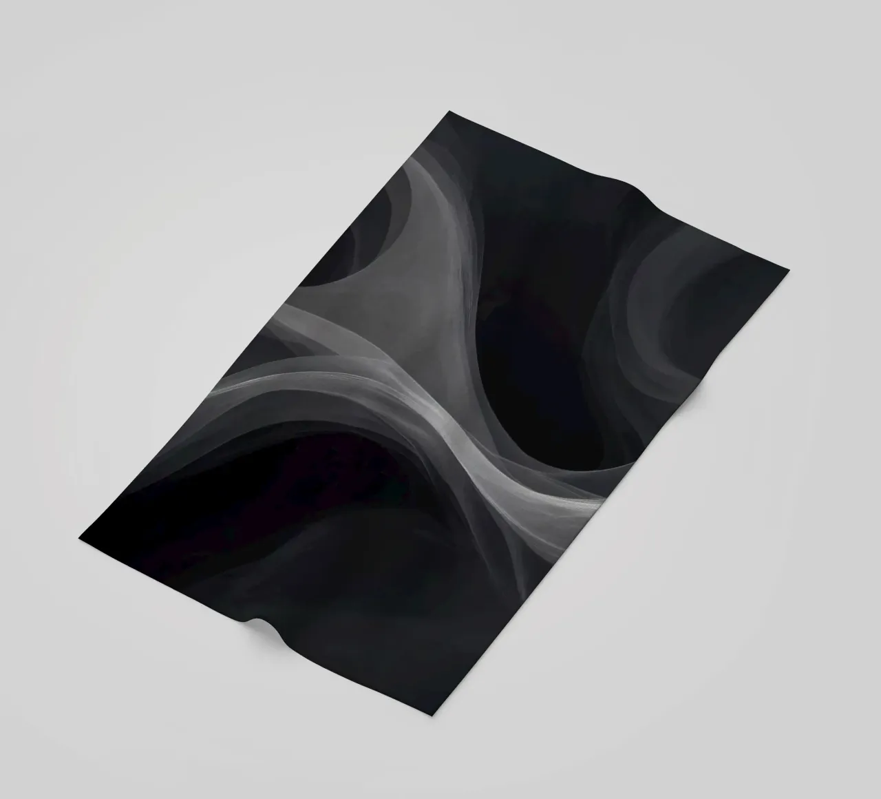 Dynamic swirls of smoke create an abstract background for mo beach towel by DesignDoodle