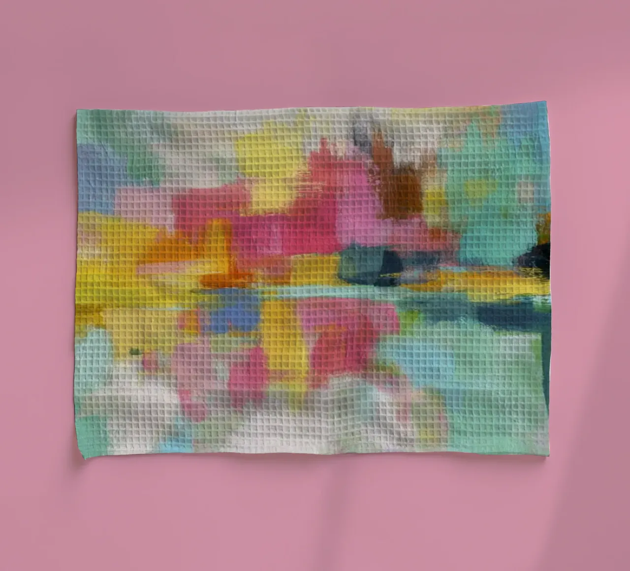 Blocchi di colori estivi radiosi canovaccio da cucina da Modern Muse