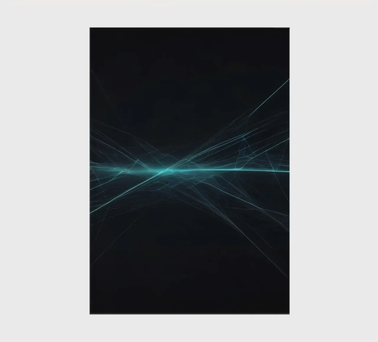 Dynamic abstract background with vibrant lines and dark art notebook by DesignDoodle