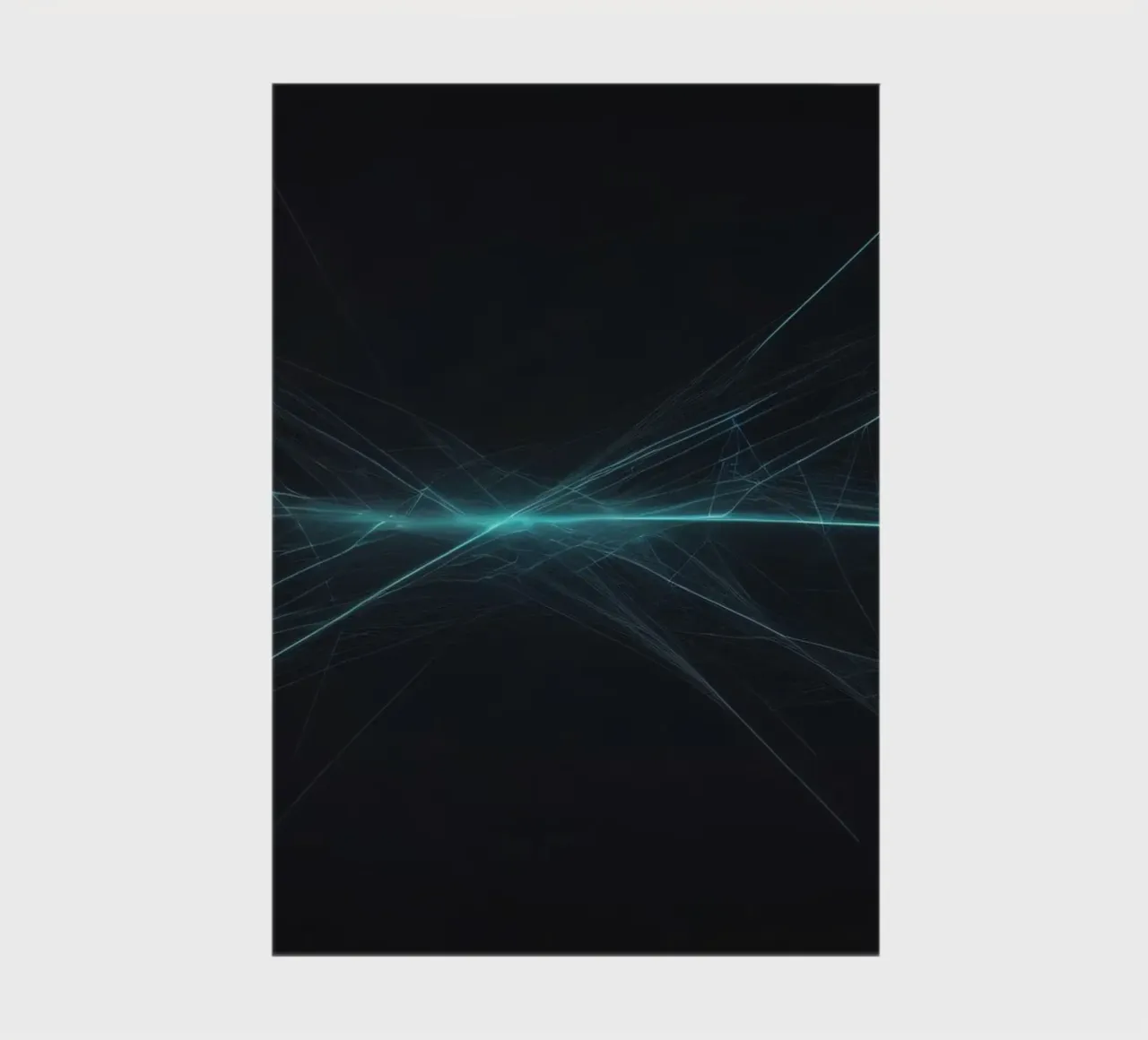 Dynamic abstract background with vibrant lines and dark art notebook by DesignDoodle