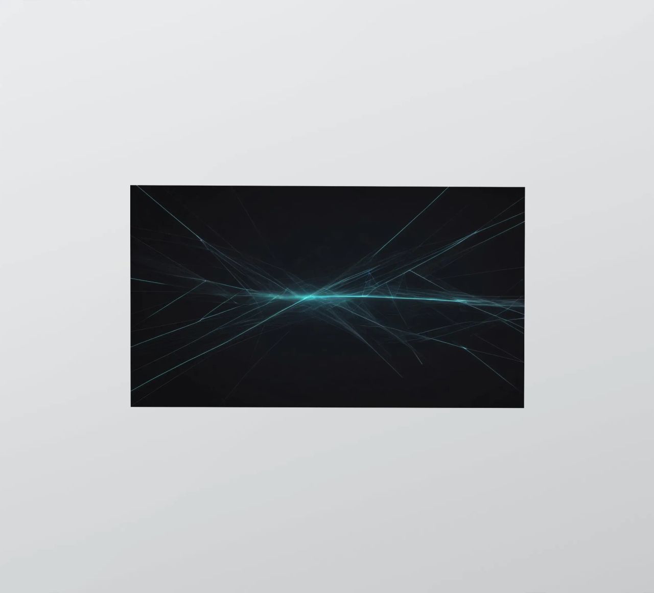 Dynamic abstract background with vibrant lines and dark art sticker by DesignDoodle