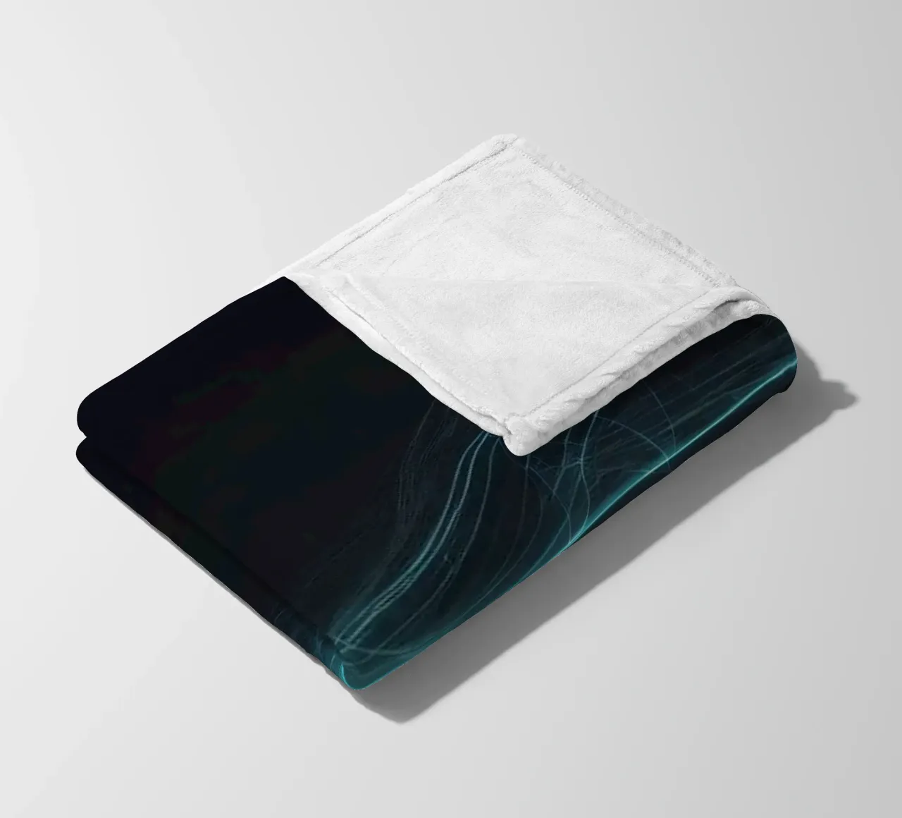Sfondo astratto dinamico con linee vibranti e arte scura coperta in pile da DesignDoodle