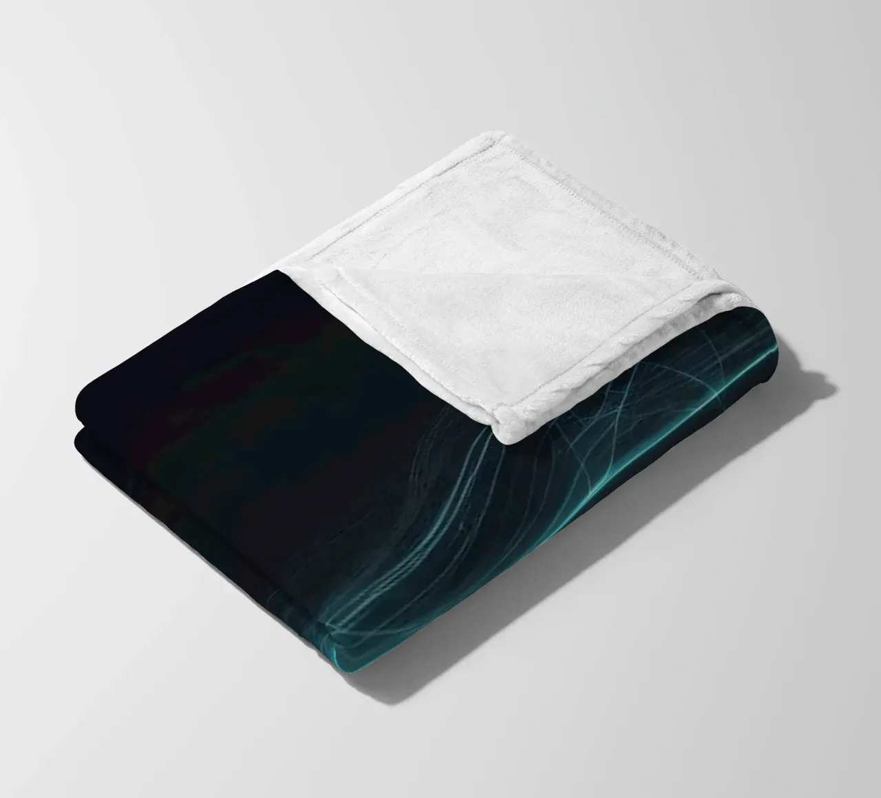 Sfondo astratto dinamico con linee vibranti e arte scura coperta in pile da DesignDoodle