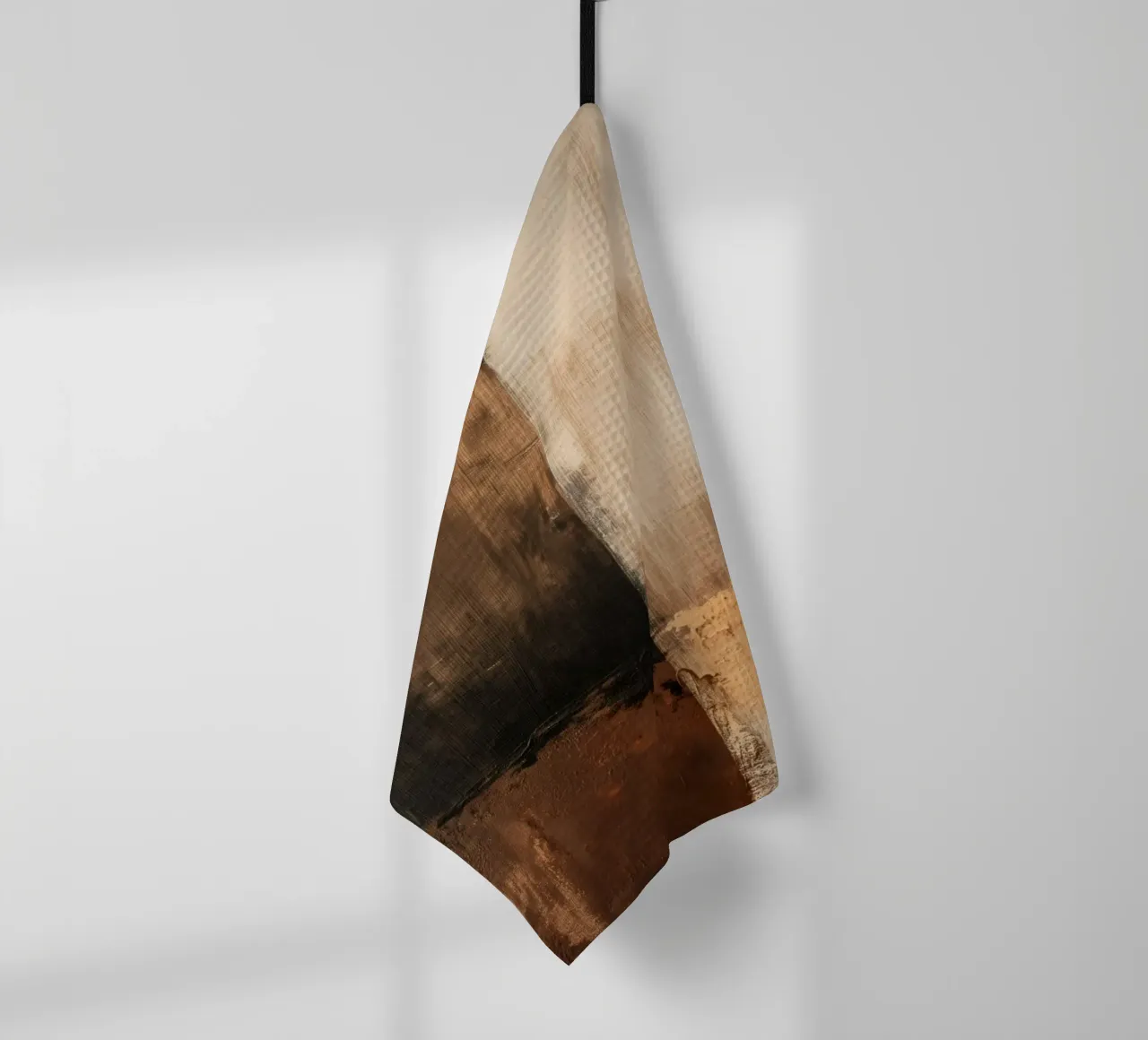 Bruin abstract tea towel by Imagine