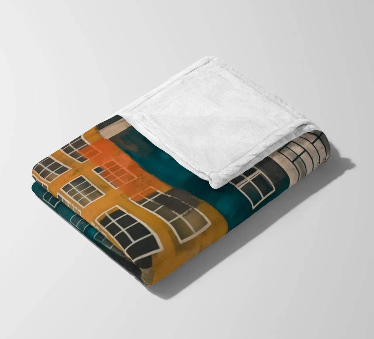 Vita di città coperta in pile da Imagine