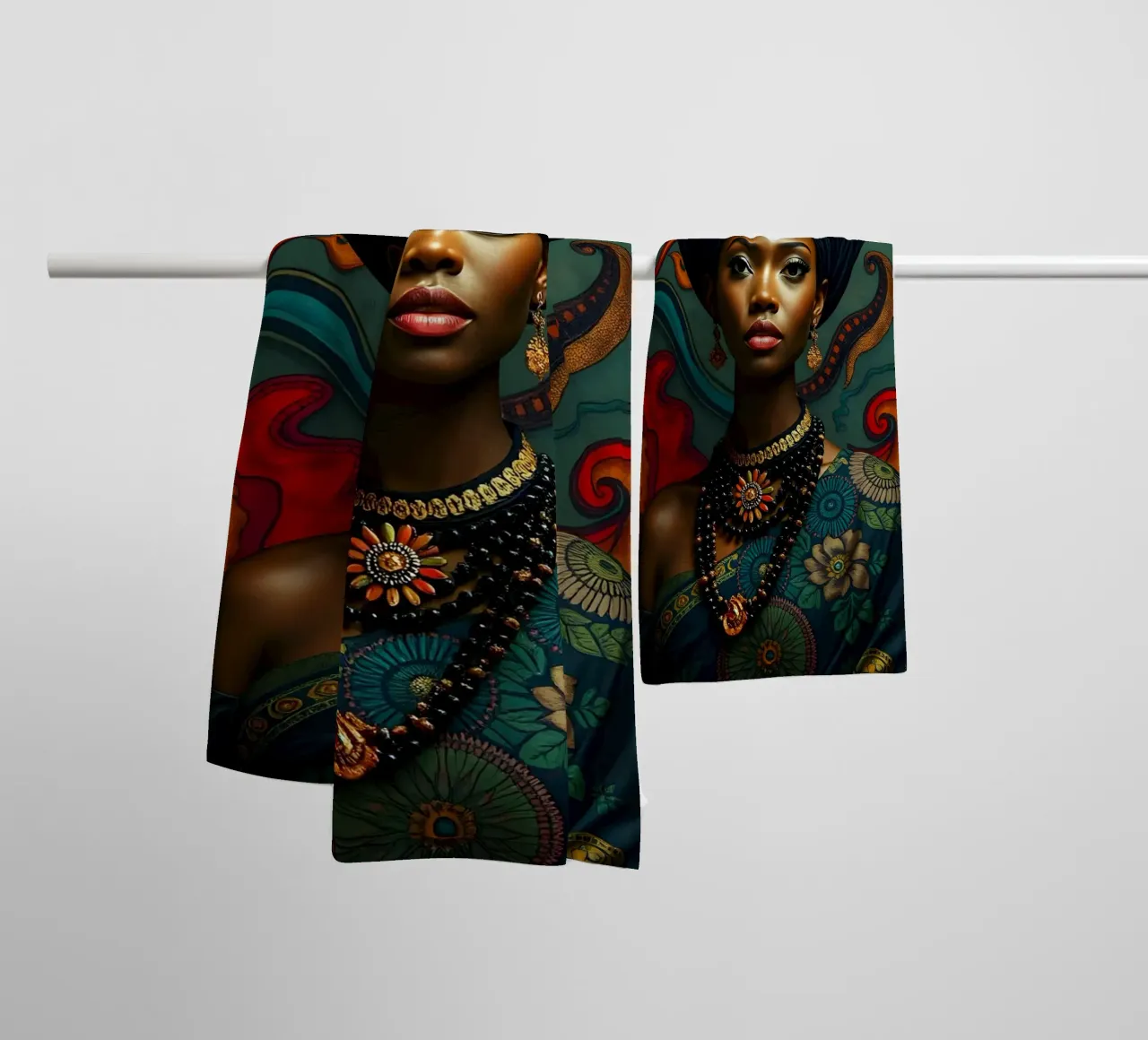 Regina africana asciugamano da bagno da Anita's Dream