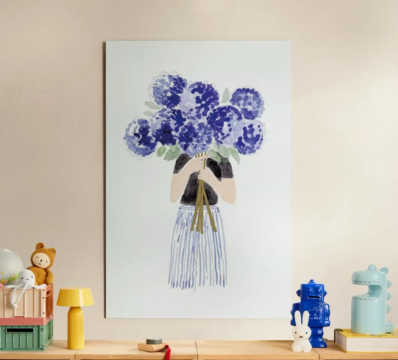 Flowergirl 8 Alu-Dibond von Farina Kuklinski