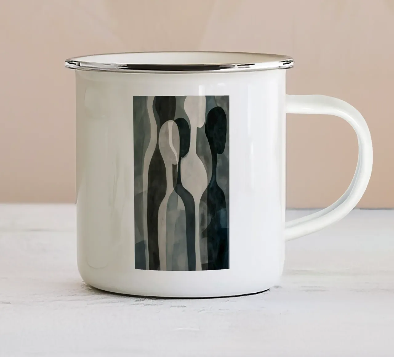 Mensas astratto tazza in smalto da Imagine