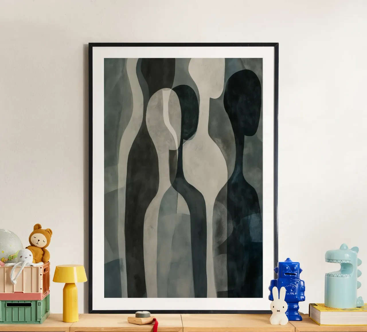 Mensen abstract Poster von Imagine