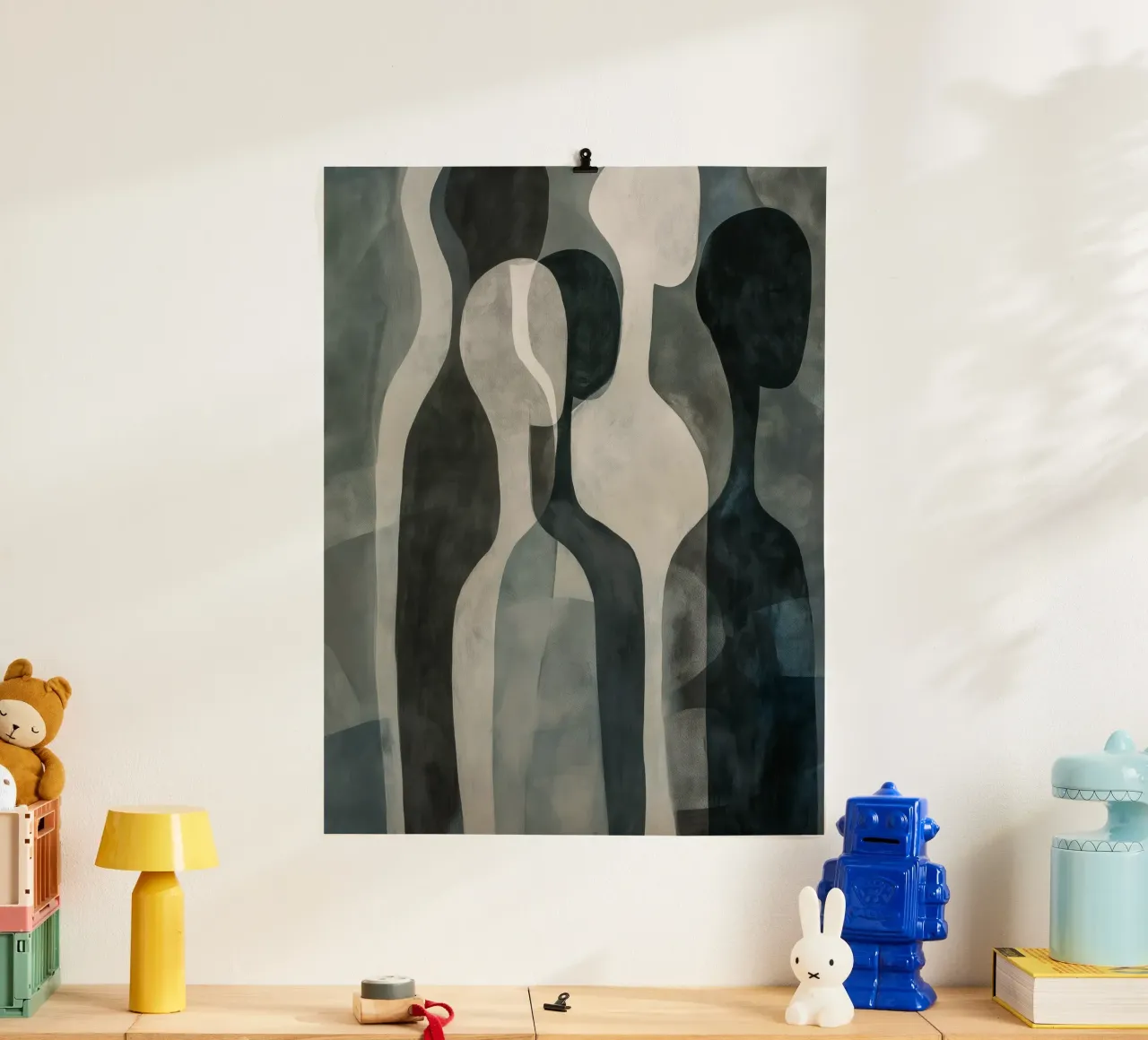 Mensen abstract Poster von Imagine