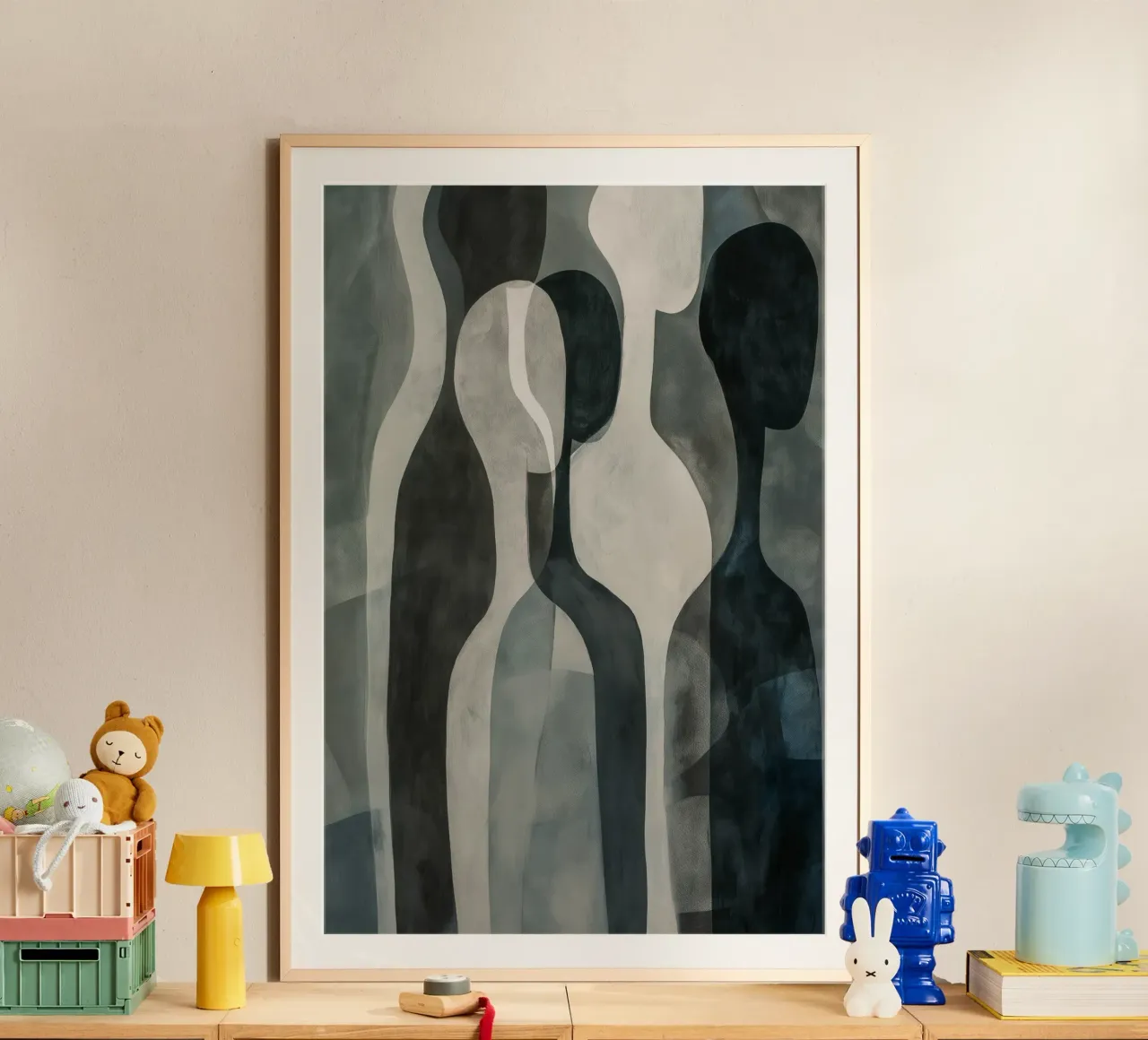 Mensen abstract Poster von Imagine