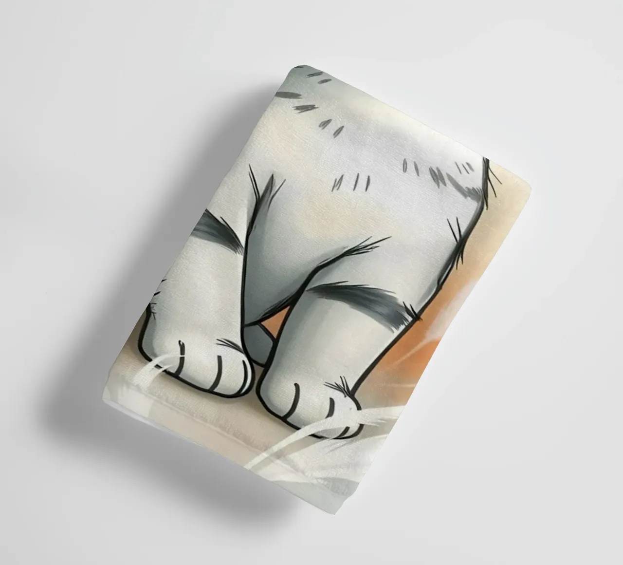 Kitten with a Heart towel by Anita's Dream