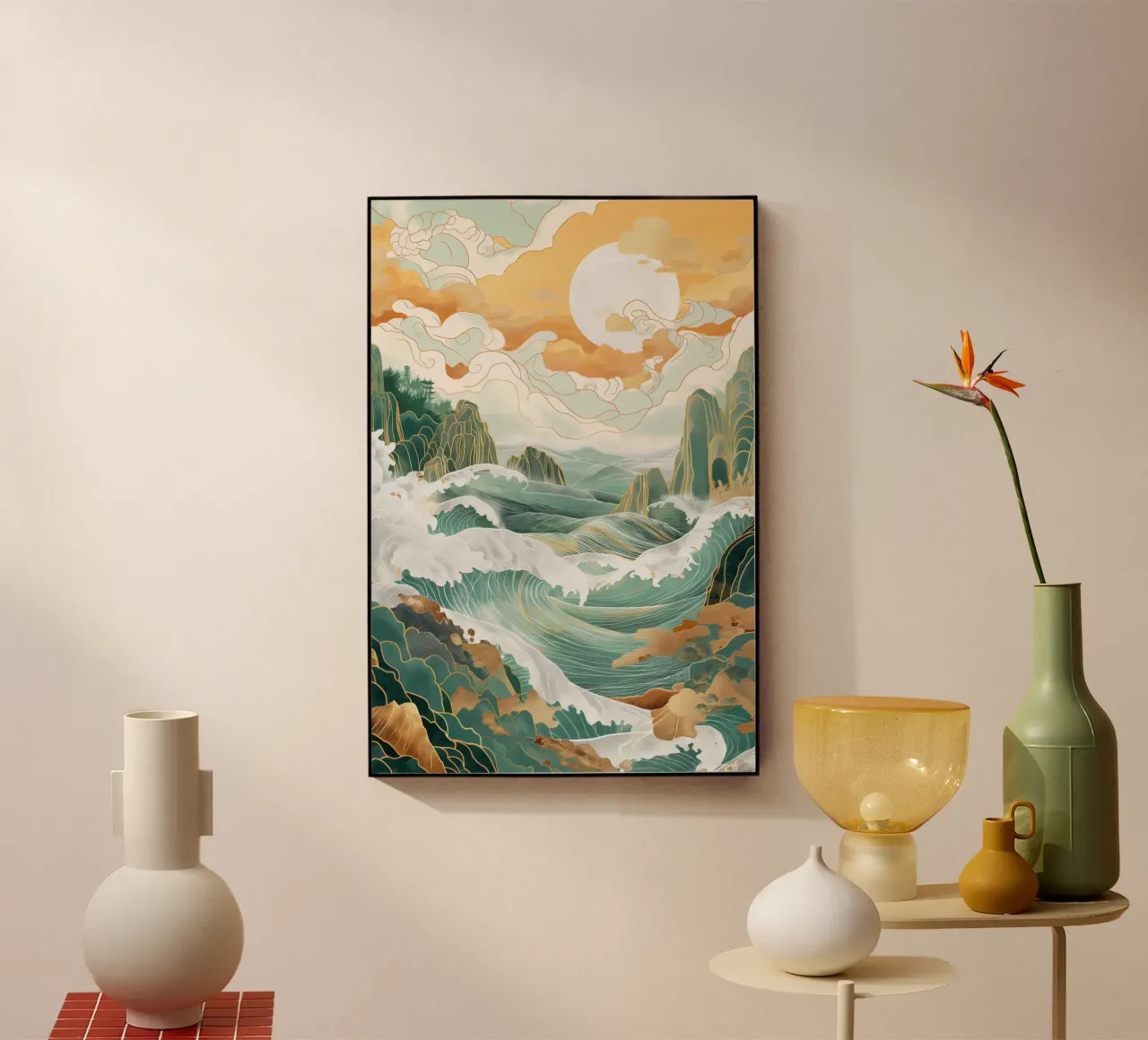 Paesaggio giapponese plexiglass da Imagine
