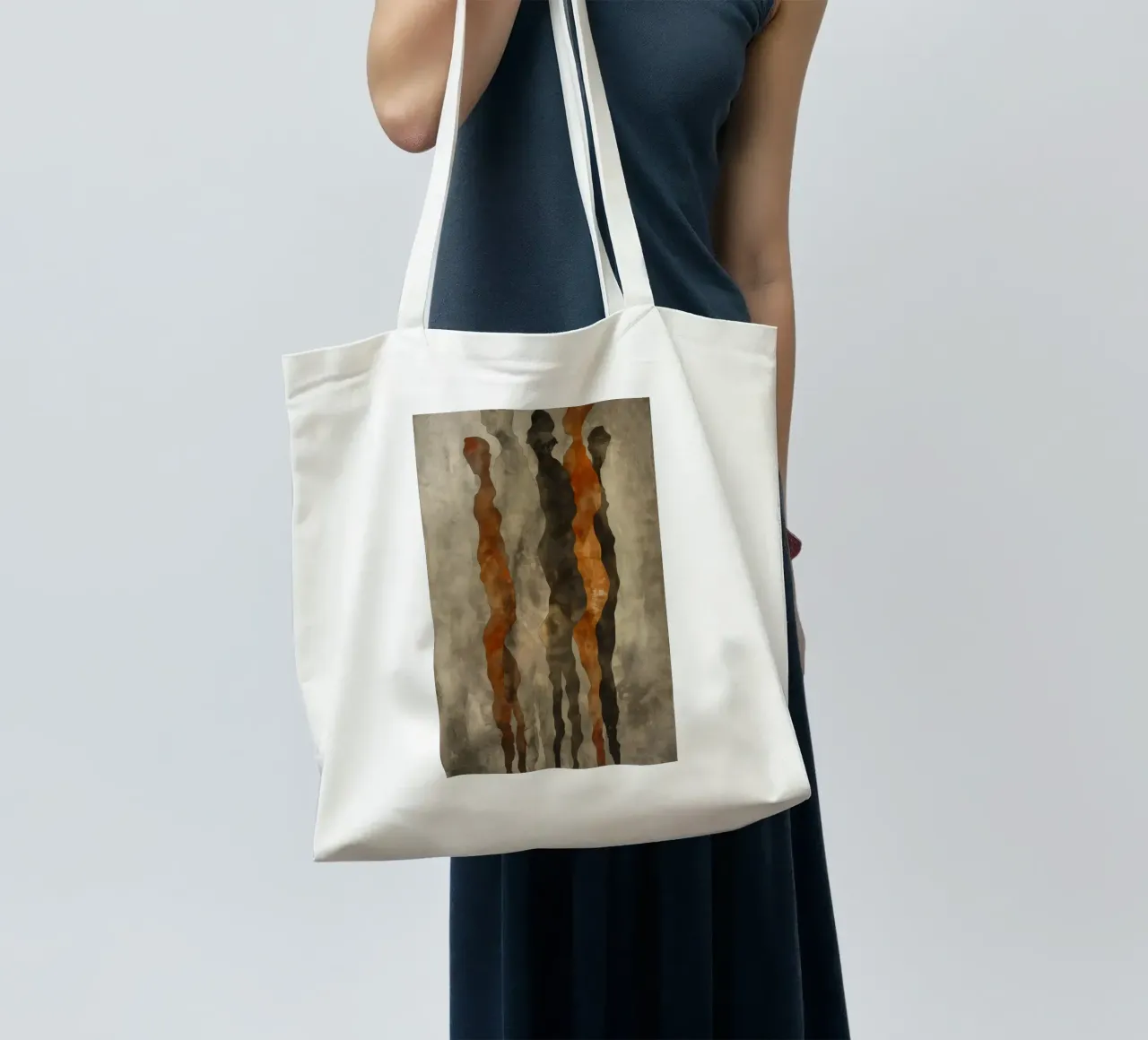 Forme astratte borsa in juta da Imagine