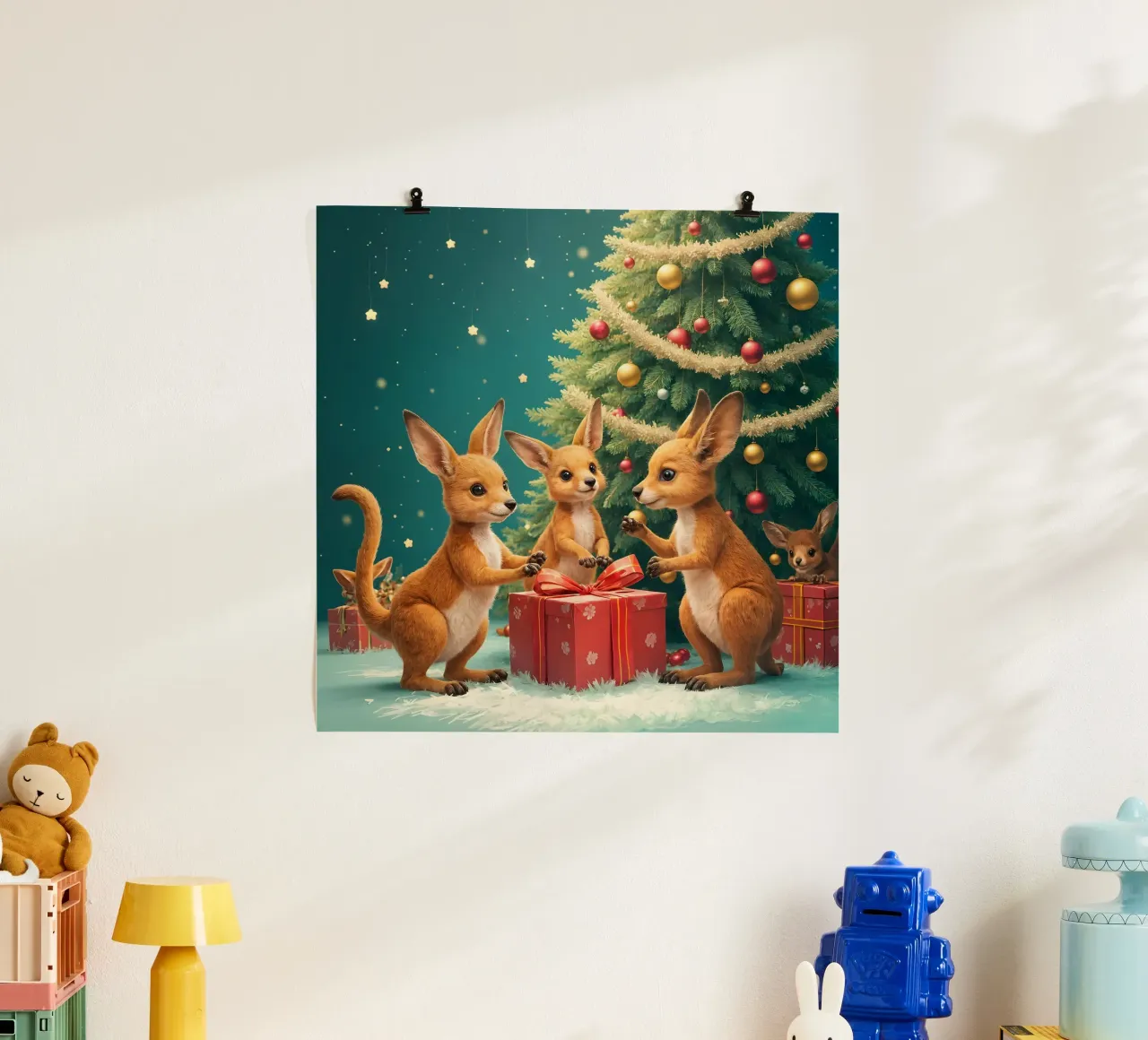 Joeys unterm Weihnachtsbaum Hahnemühle von Anita's Dream
