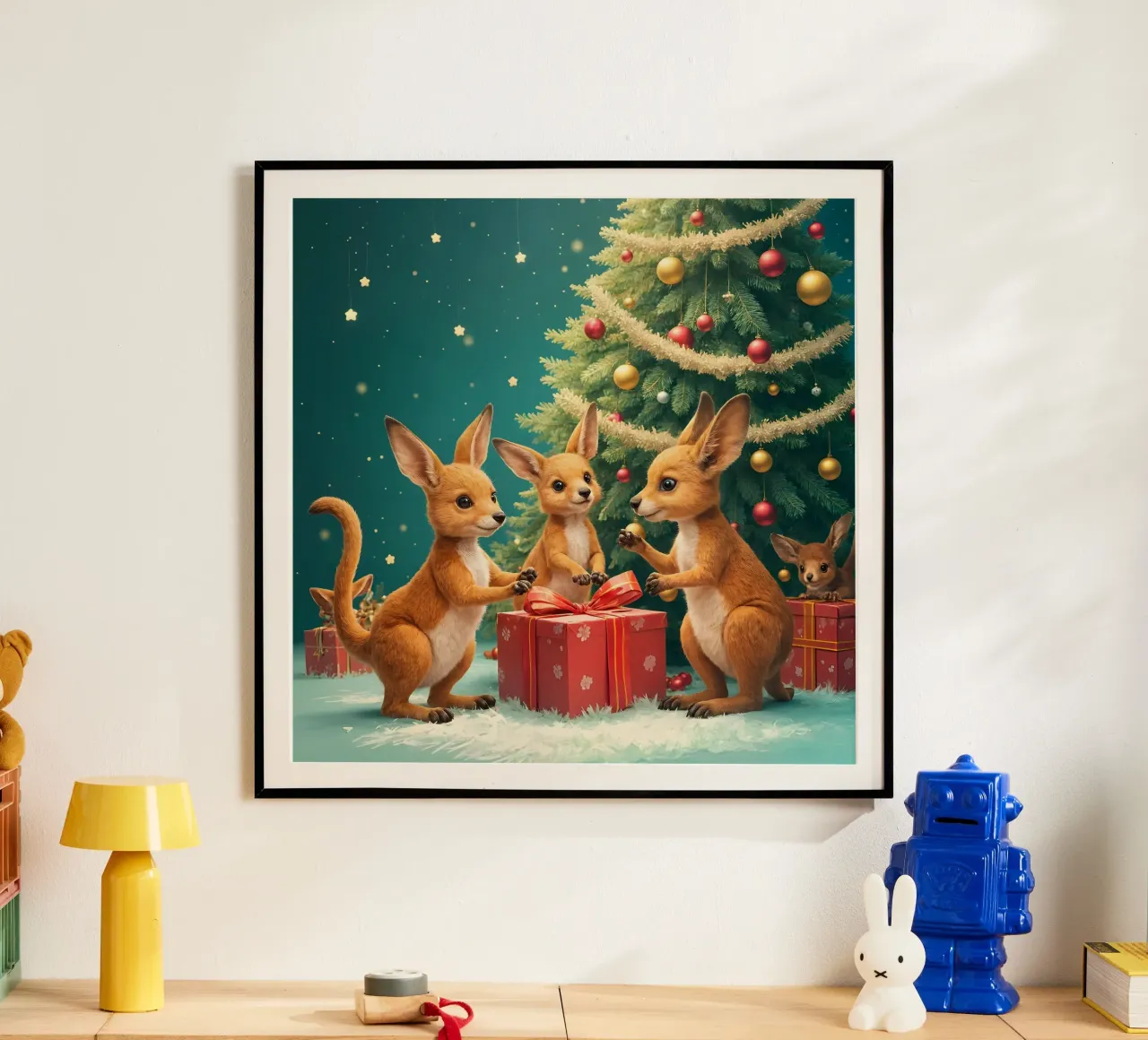 Joeys unterm Weihnachtsbaum Hahnemühle von Anita's Dream