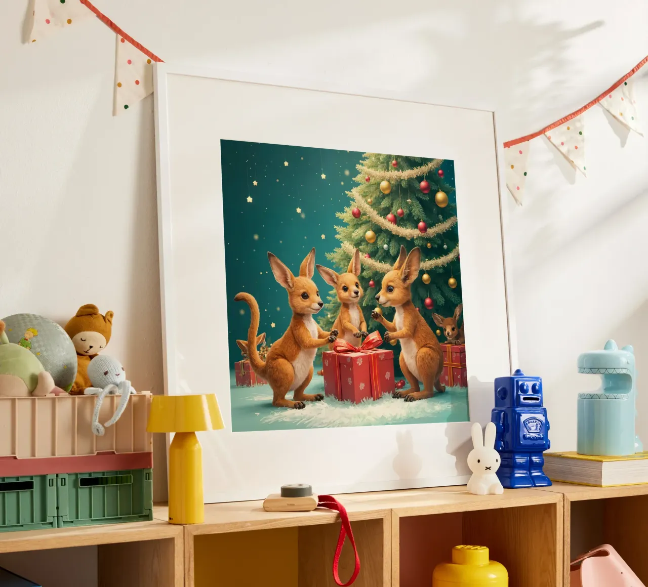 Joeys unterm Weihnachtsbaum Hahnemühle von Anita's Dream