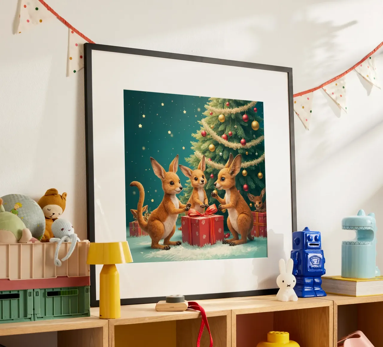 Joeys unterm Weihnachtsbaum Hahnemühle von Anita's Dream