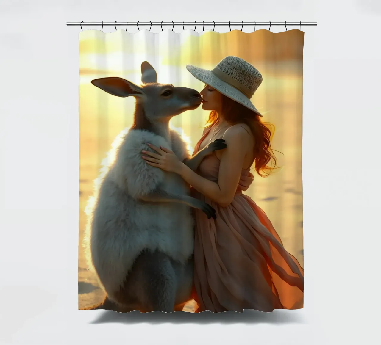 Känguru-Liebe Duschvorhang von Anita's Dream