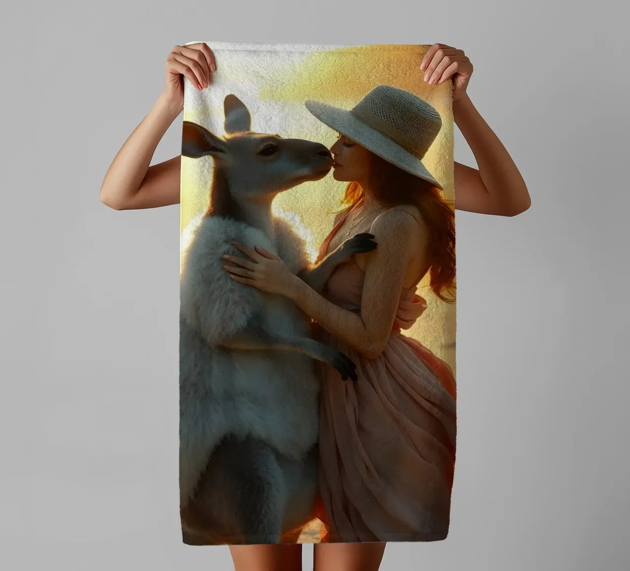 Amore canguro asciugamano da bagno da Anita's Dream