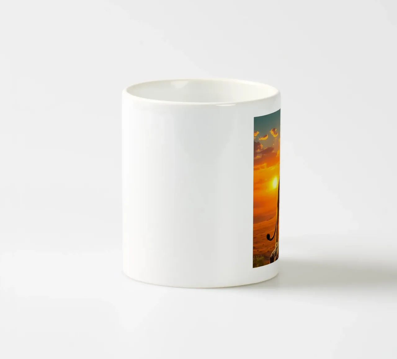 Leone sulle rocce tazza in ceramica da Anita's Dream