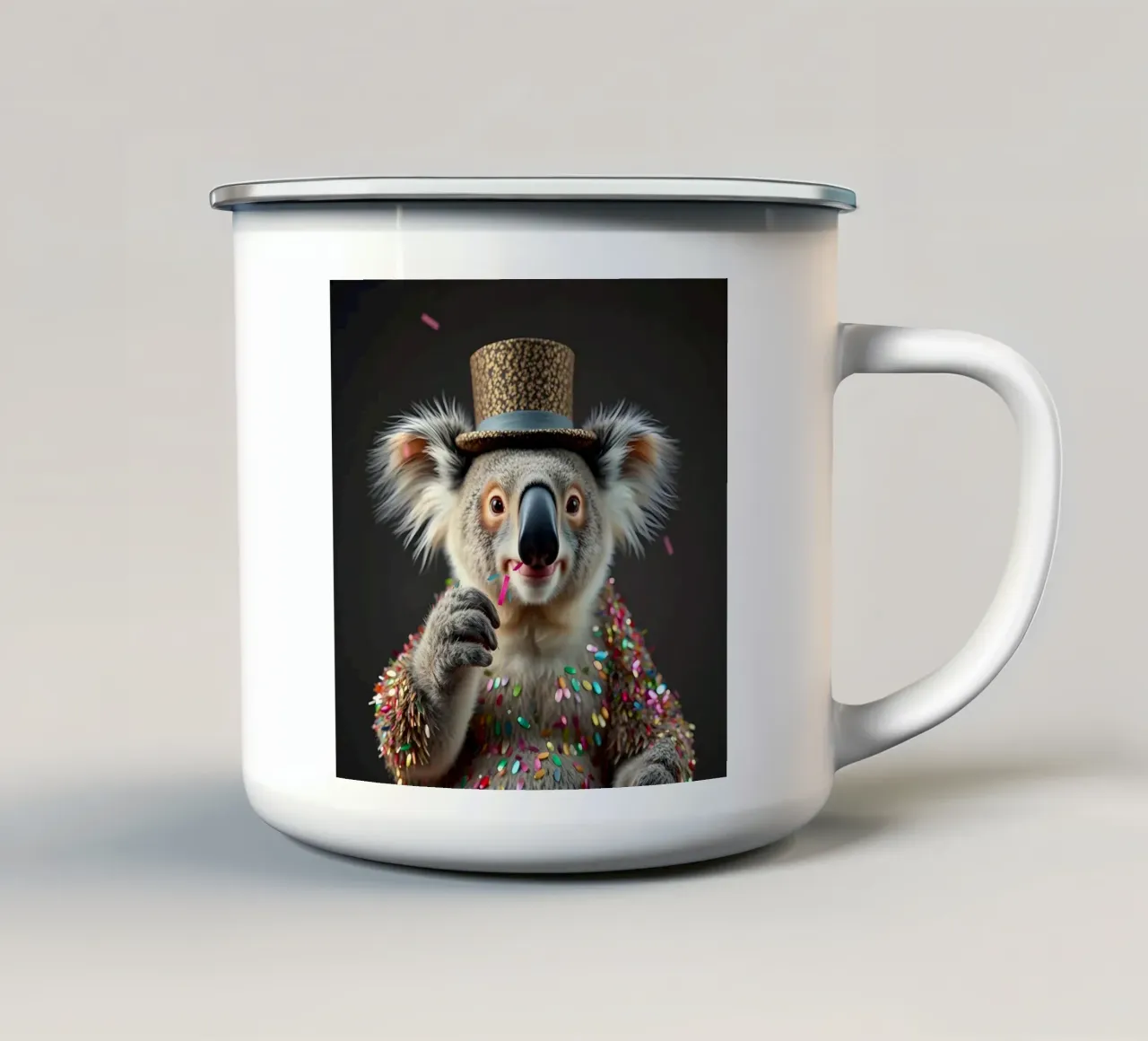 Animale da festa tazza in smalto da Anita's Dream