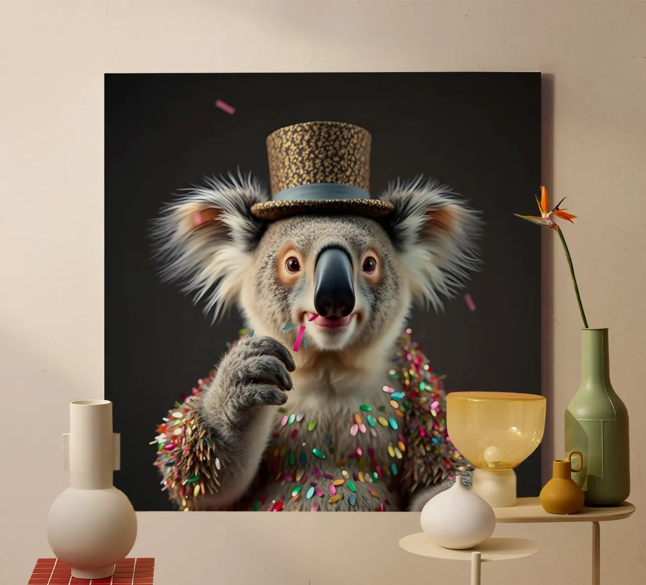 Feestbeest canvas met Baklijst van Anita's Dream