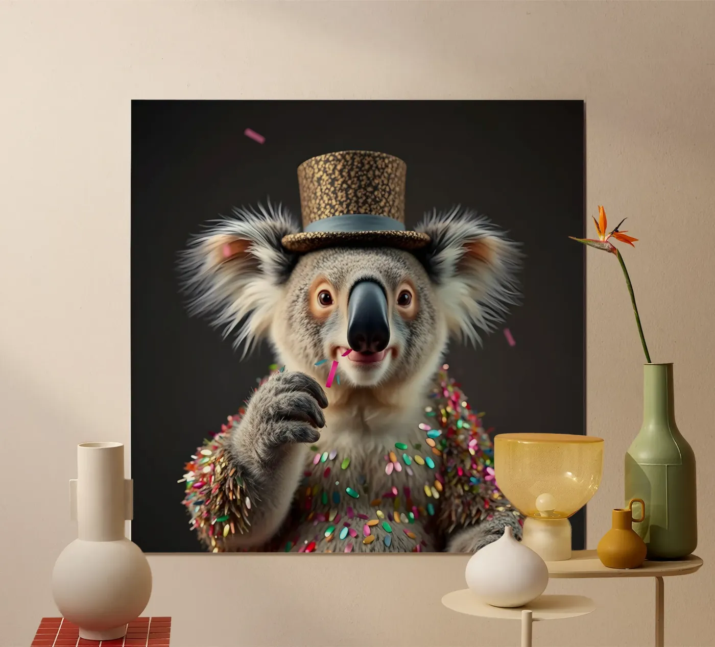 Feestbeest poster van Essential Design