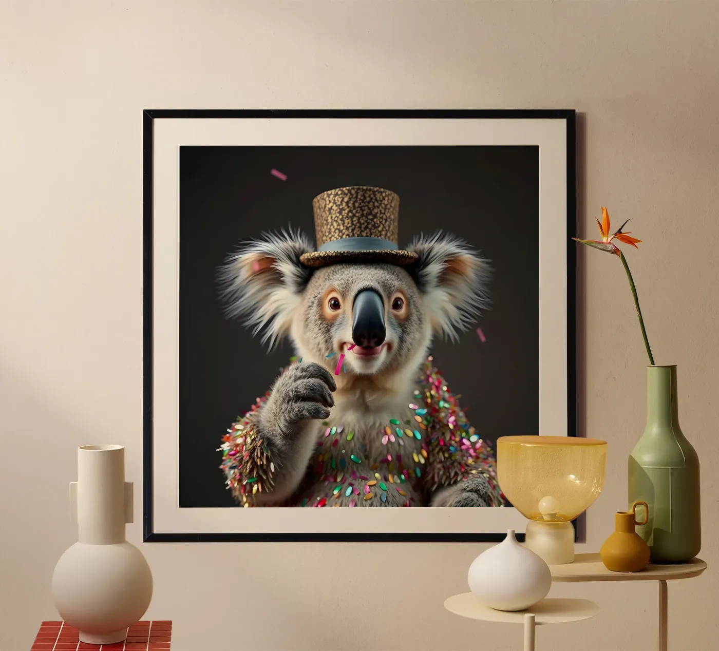Feestbeest poster van Essential Design