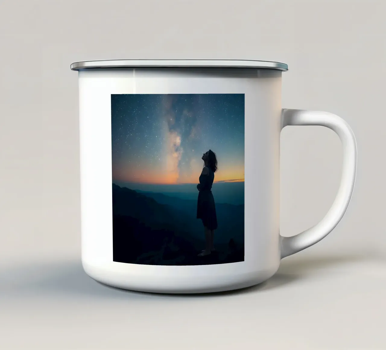 How Far is The Journey From Here To a Star? enamel mug by Anita's Dream
