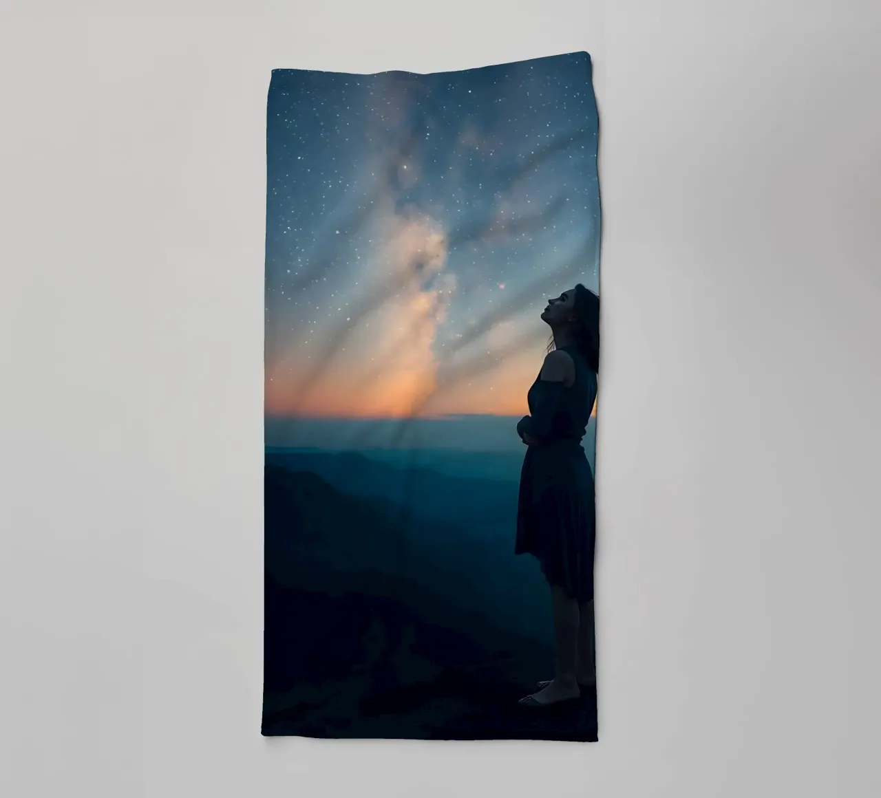 Wie weit ist die Reise von hier zu einem Stern? Handtuch von Anita's Dream