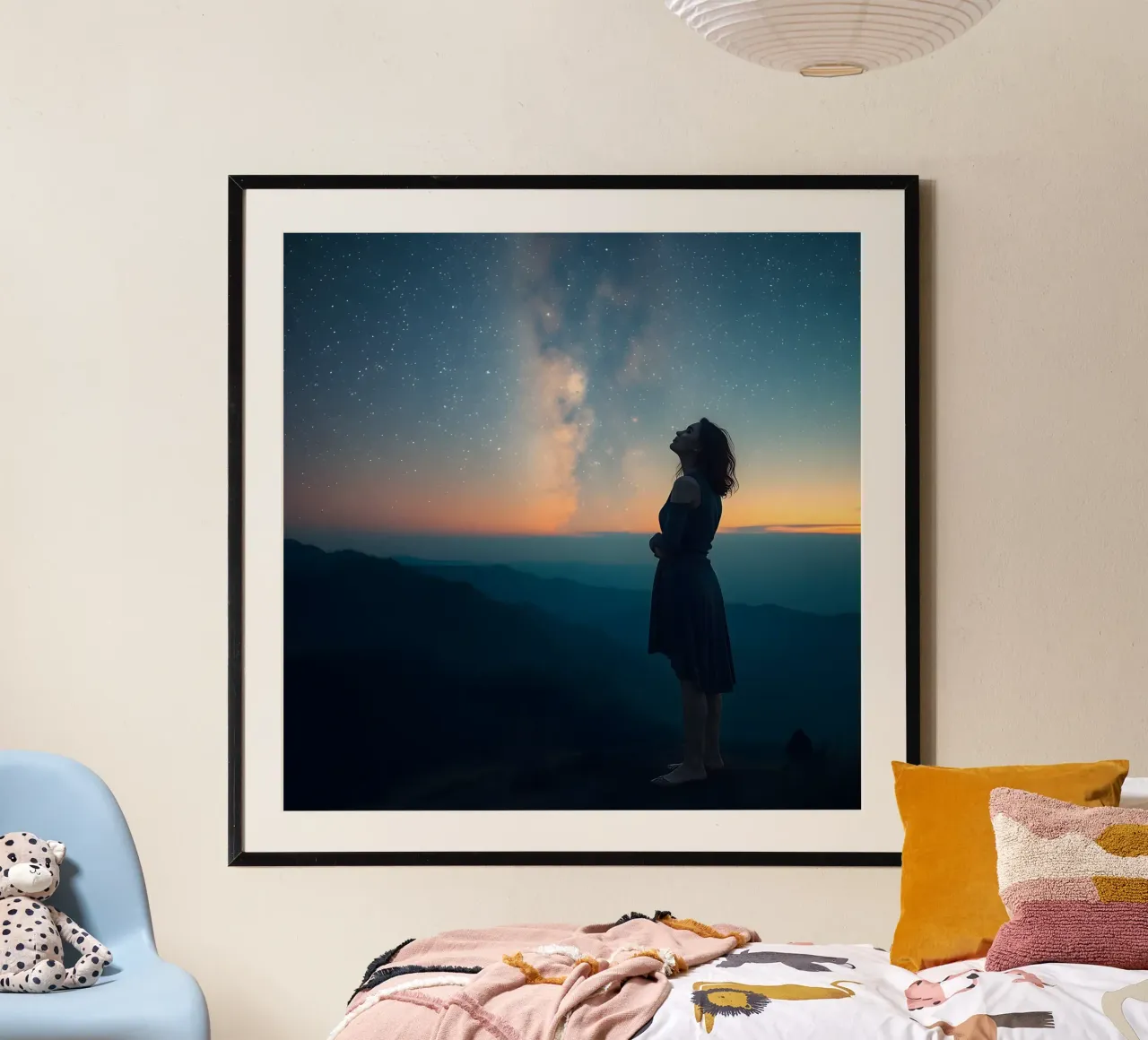 How Far is The Journey From Here To a Star? hahnemühle by Anita's Dream