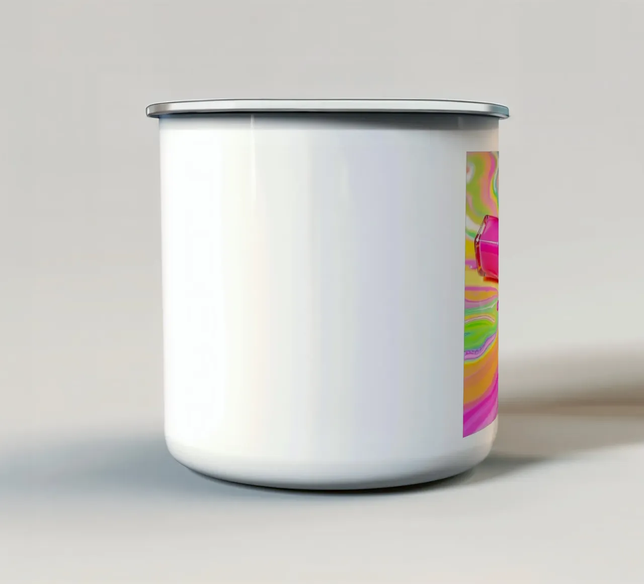 Esplosione di colori tazza in smalto da Anita's Dream