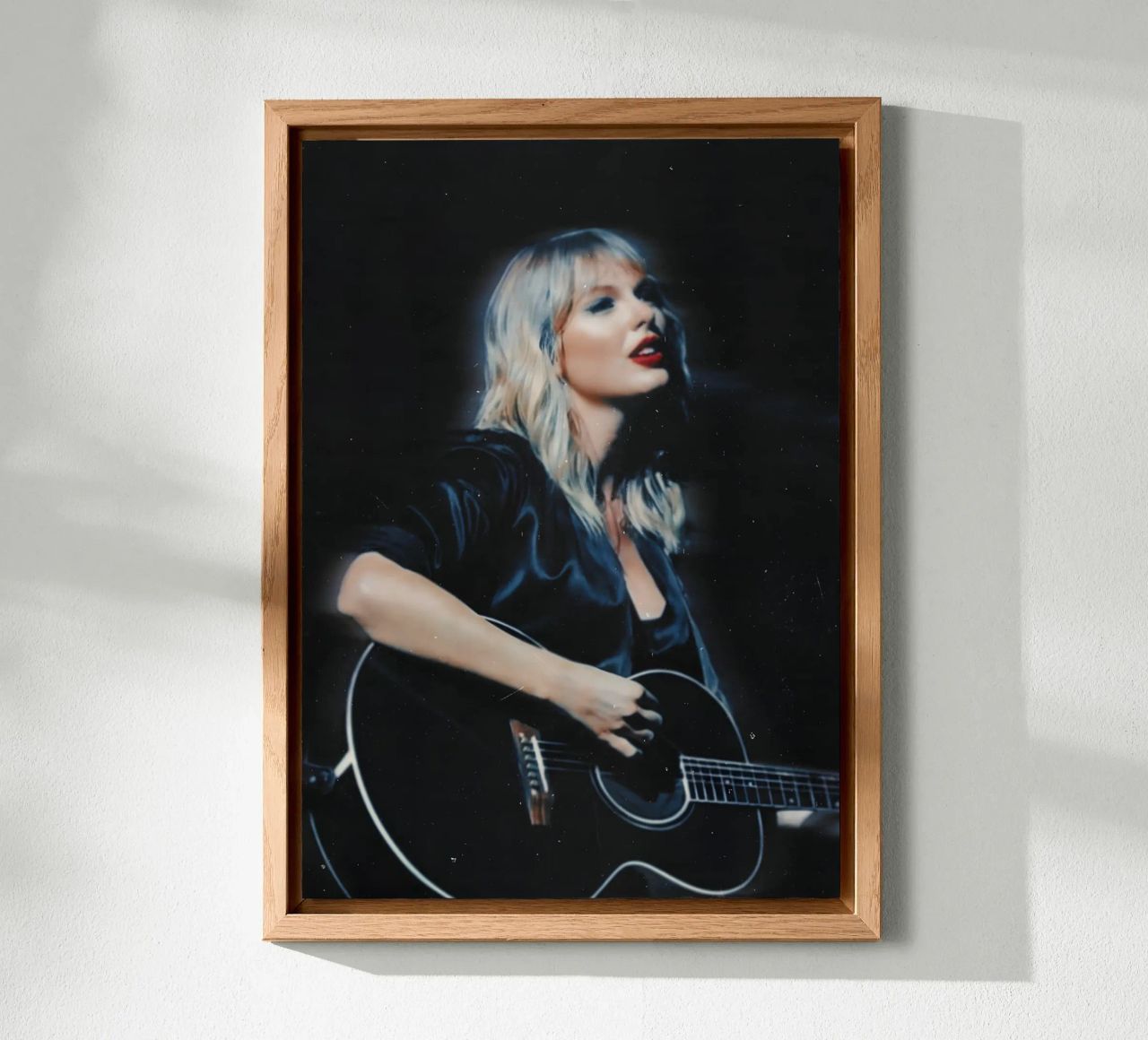 Taylor Swift alluminio dibond da Low poly art