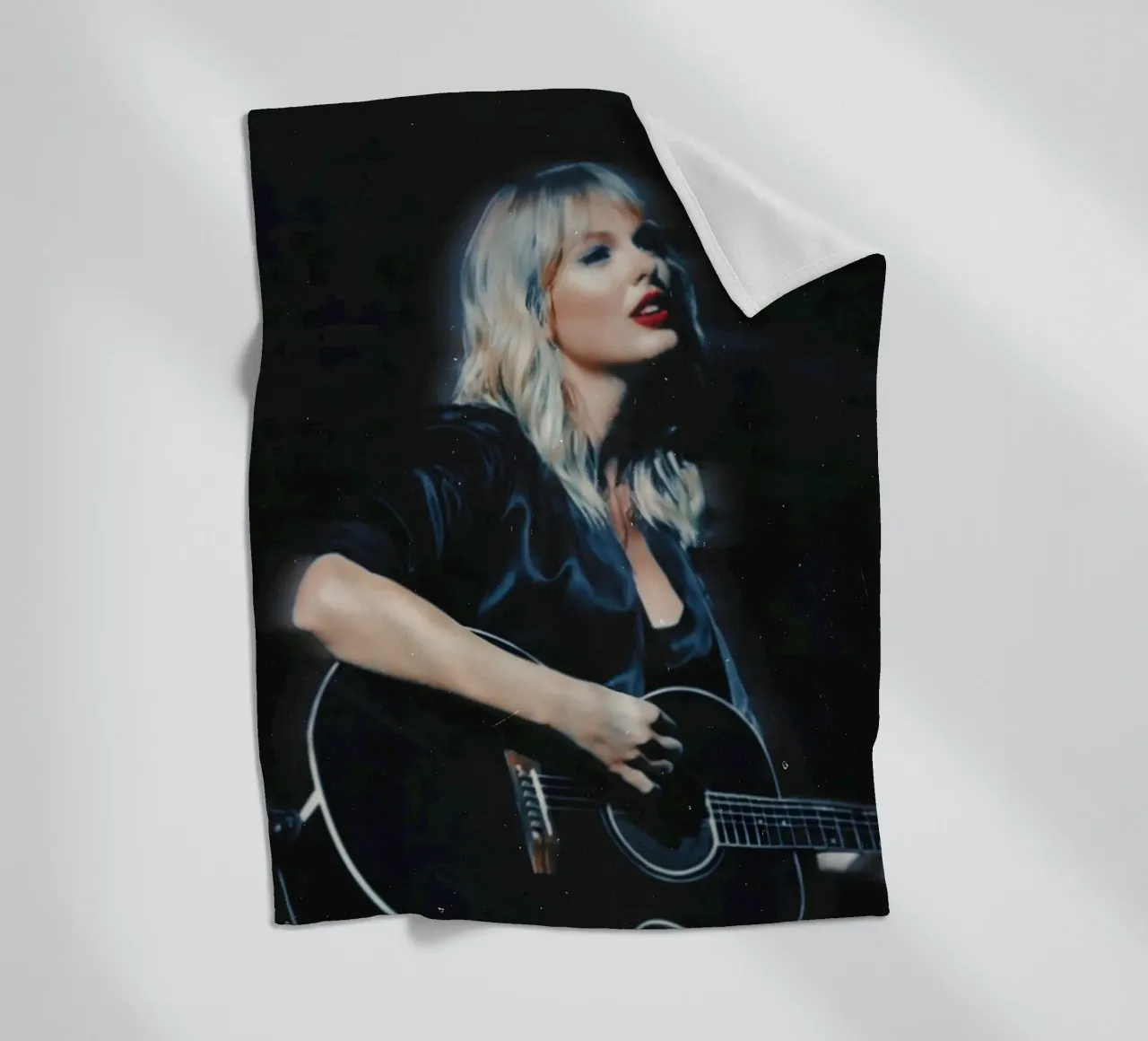 Taylor Swift fleece blanket by Low poly art