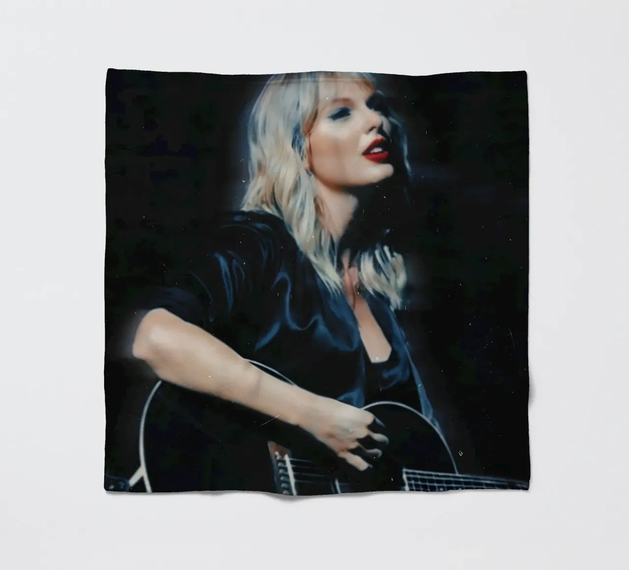 Taylor Swift fleece blanket by Low poly art