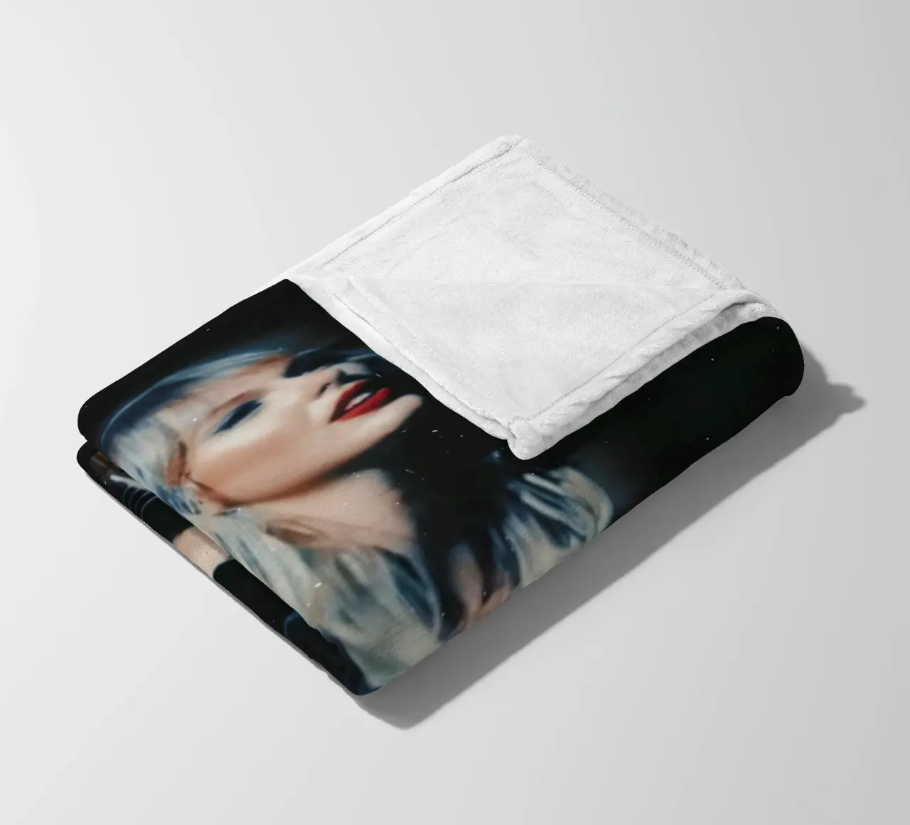 Taylor Swift fleece blanket by Low poly art