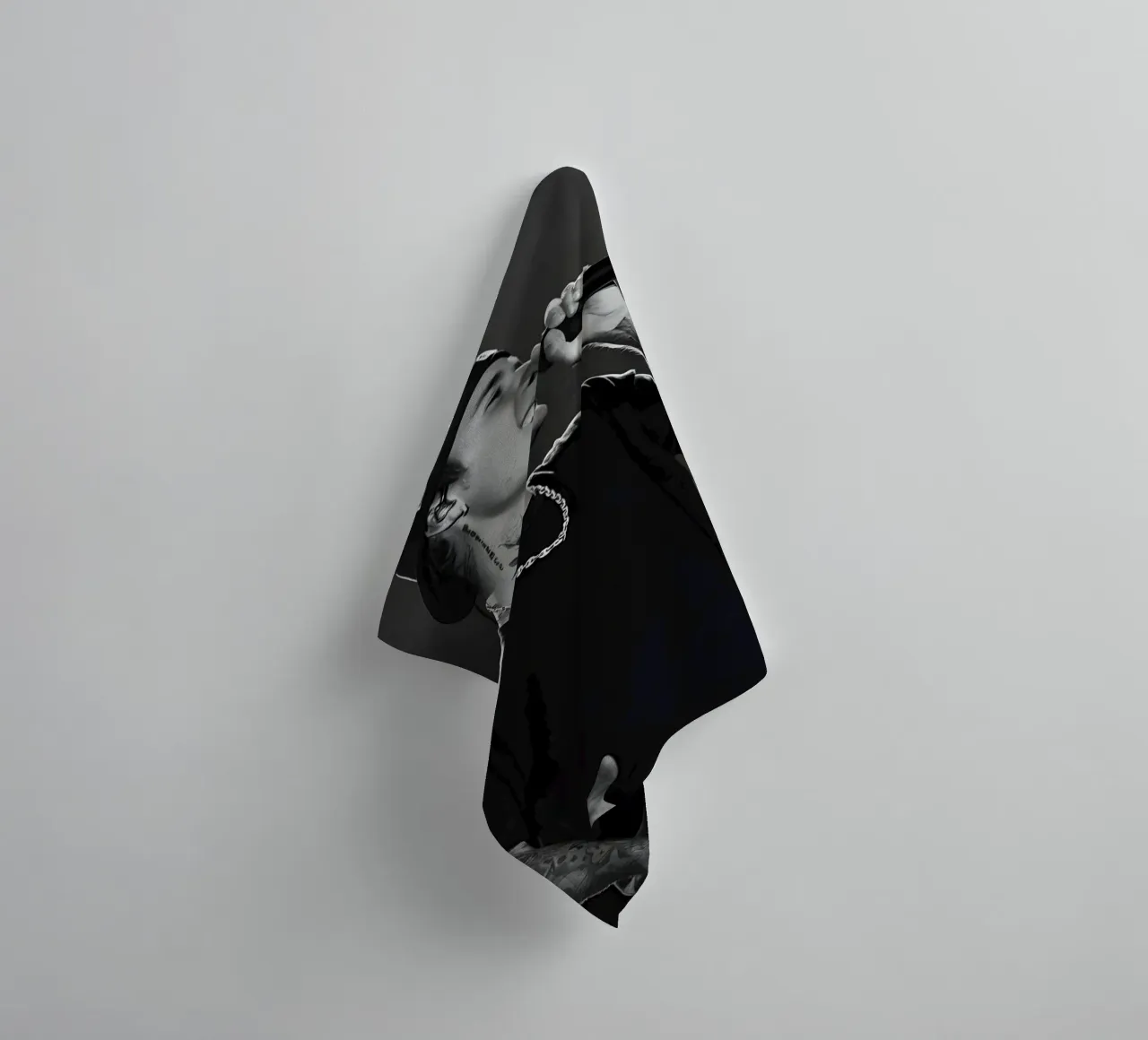 Justin Bieber asciugamano da bagno da Low poly art