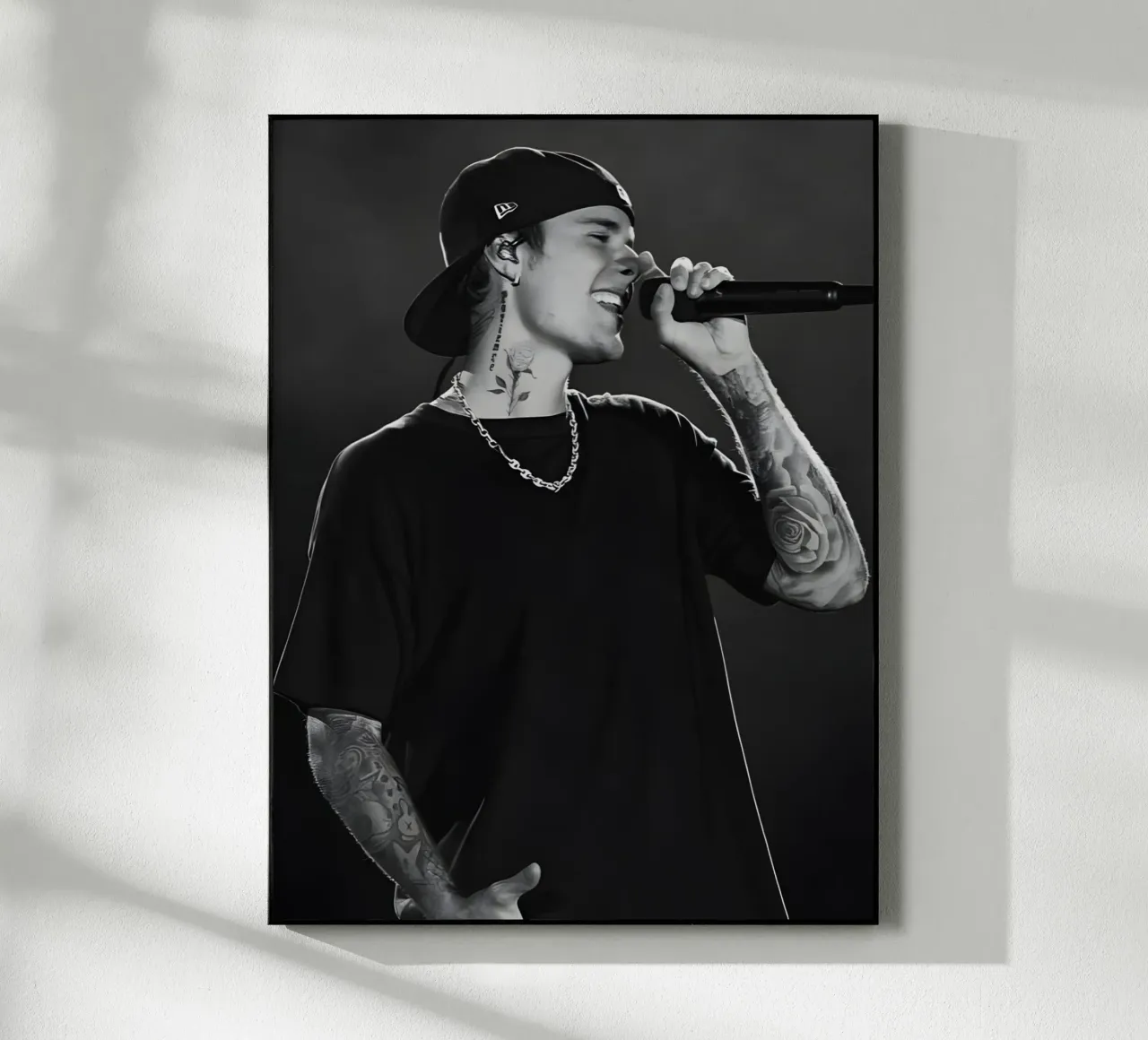 Justin Bieber plexiglass da Low poly art
