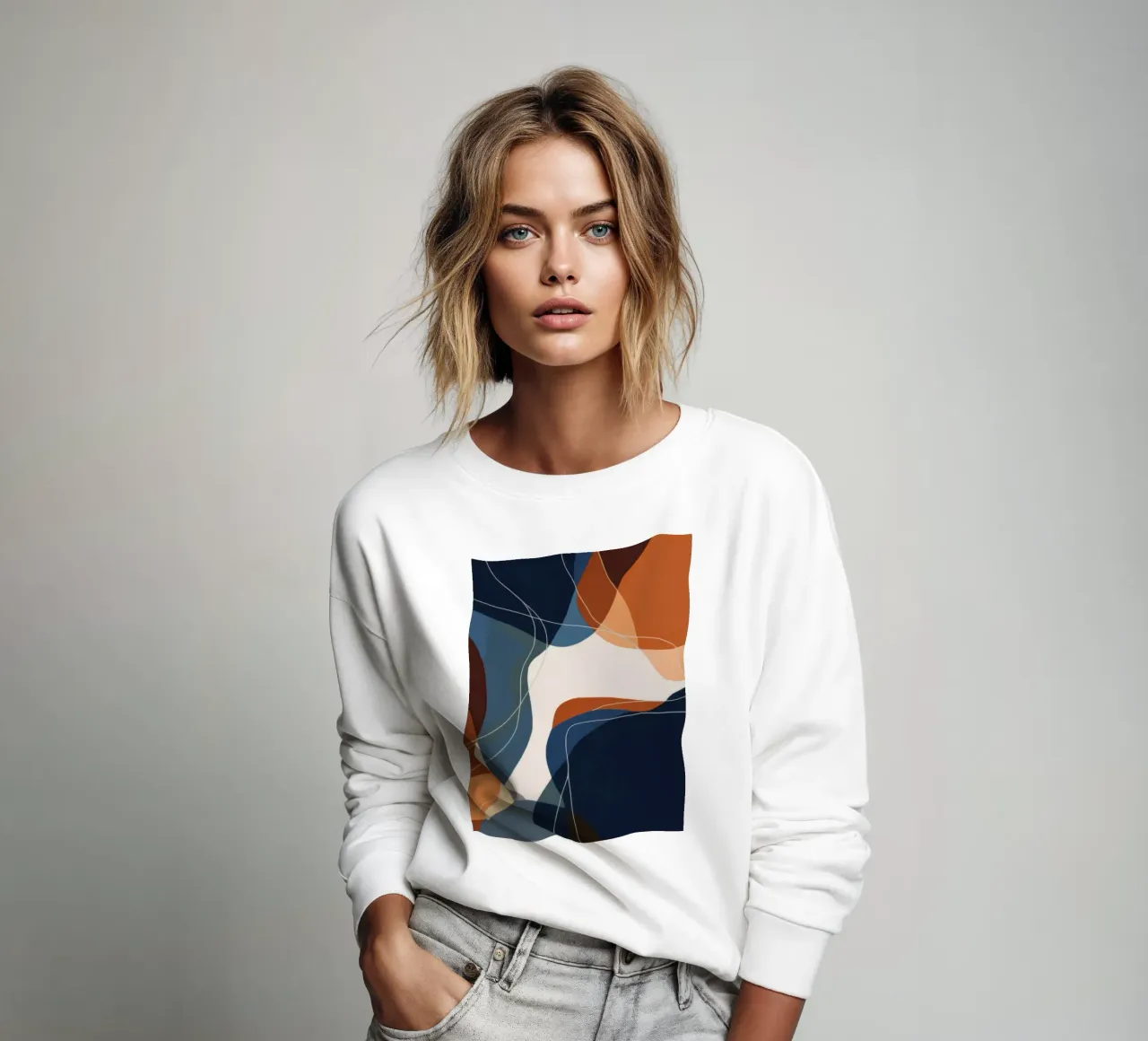 Geometría del hilo ámbar sudadera de Monarch Arc