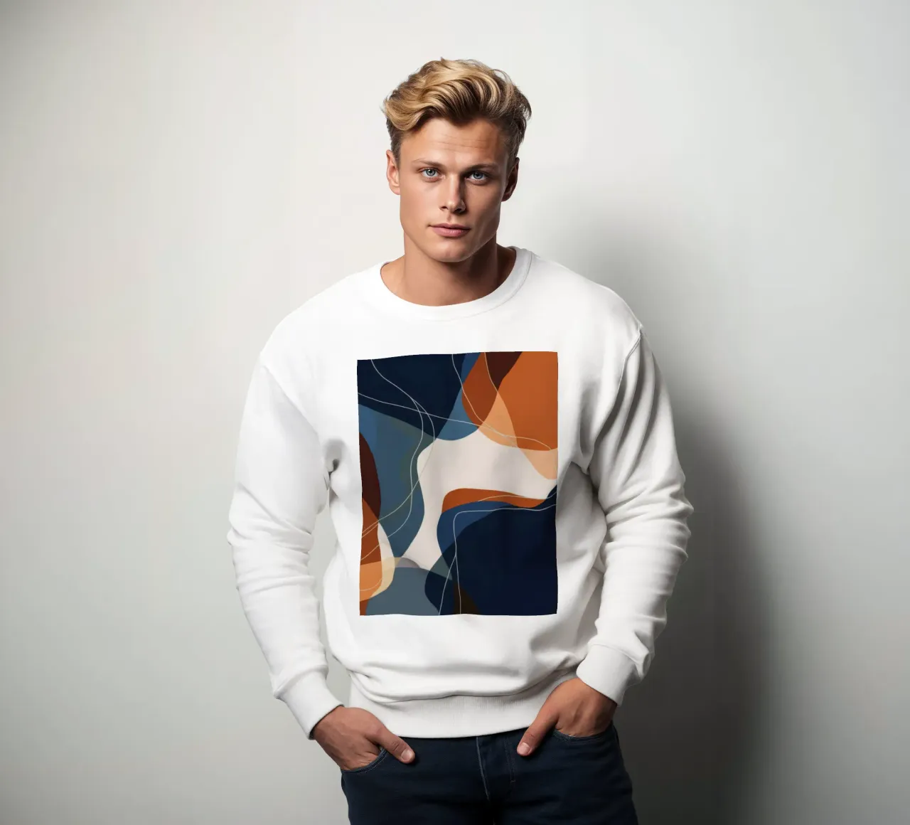 Geometría del hilo ámbar sudadera de Monarch Arc