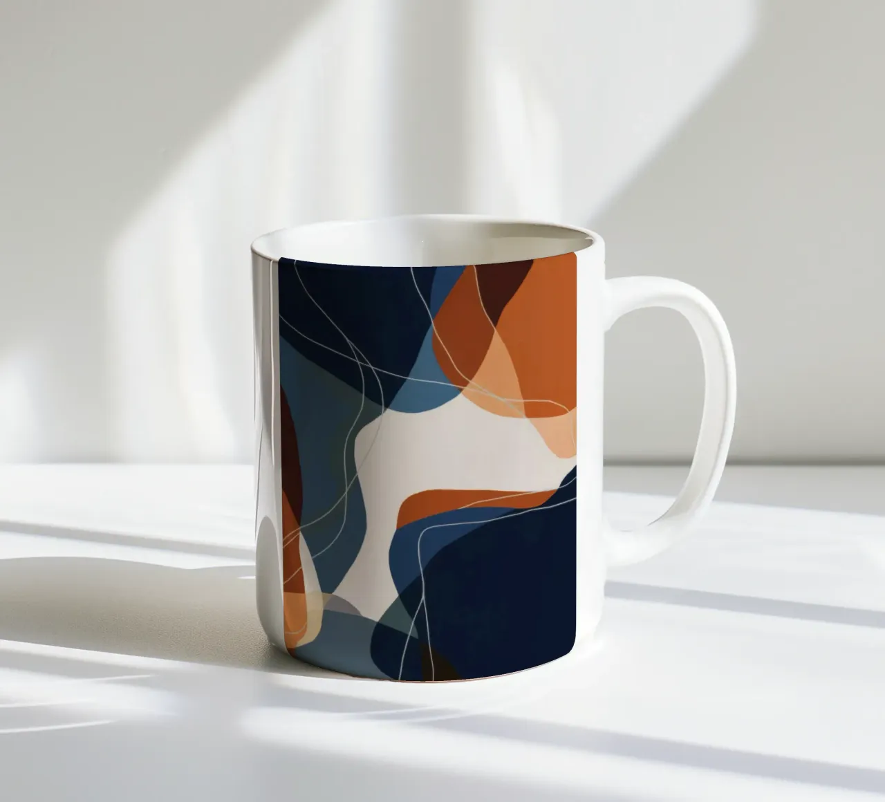 Geometria del filo d'ambra tazza in ceramica da Monarch Arc