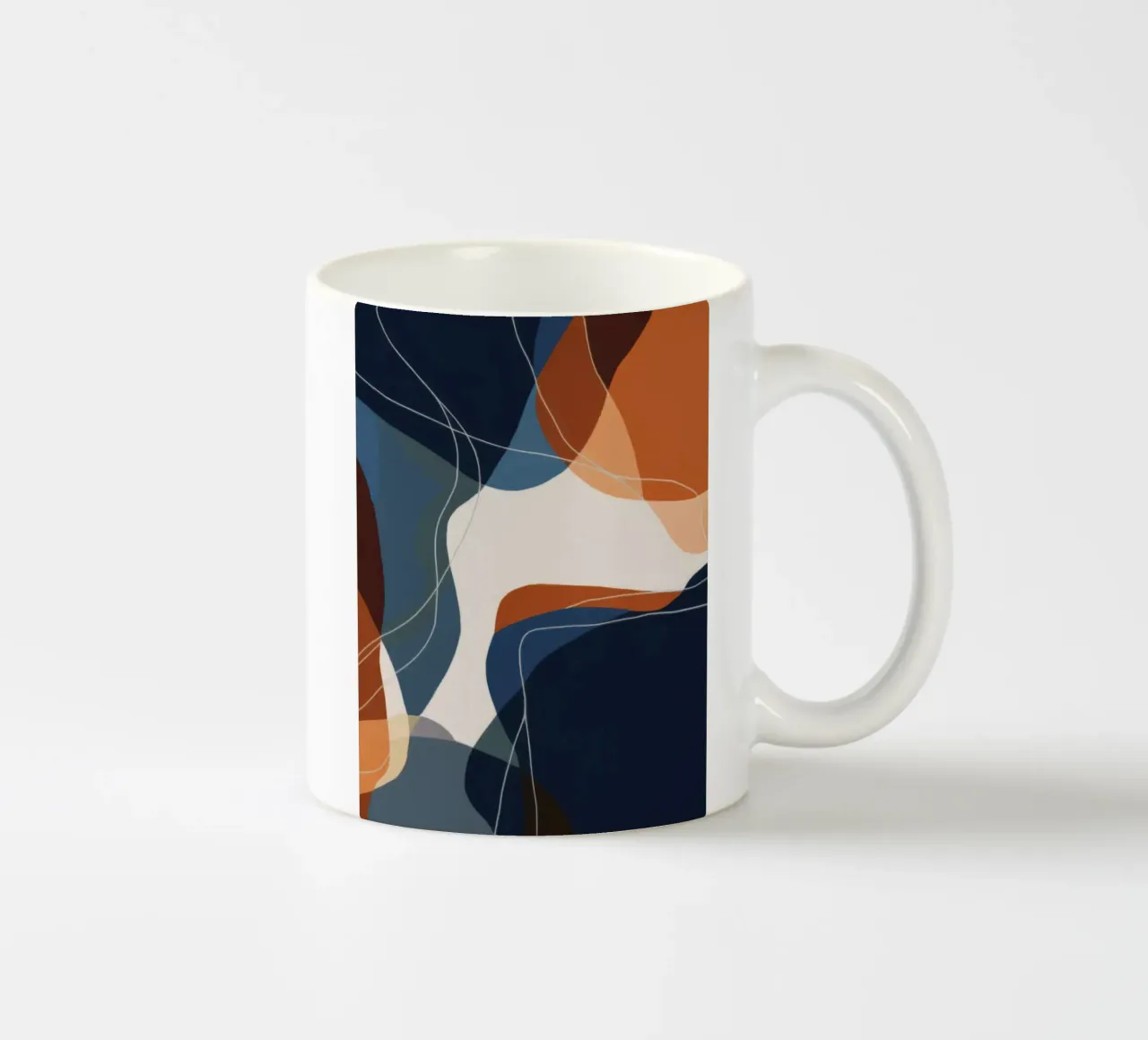 Geometria del filo d'ambra tazza in ceramica da Monarch Arc