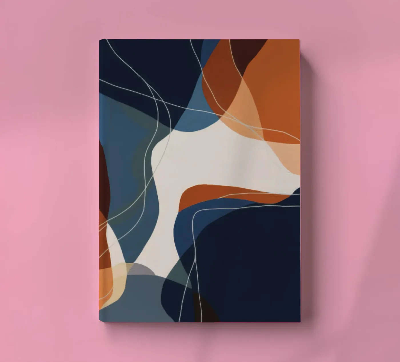 Amber Thread Geometry notebook by Monarch Arc