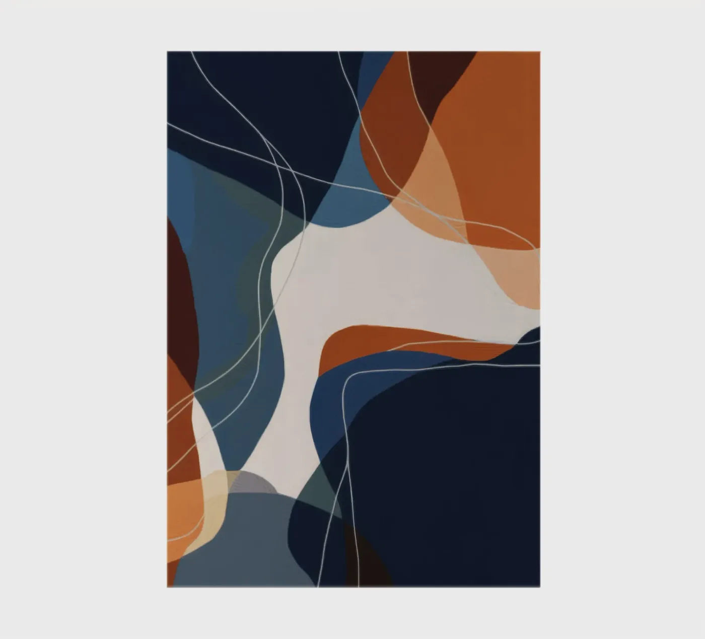 Amber Thread Geometry notebook by Monarch Arc