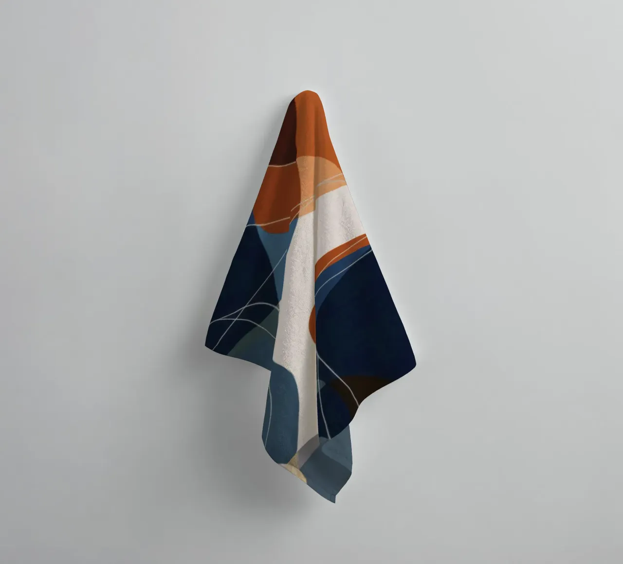 Amber Thread Geometry towel by Monarch Arc