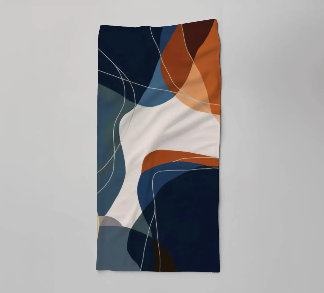 Amber Thread Geometry towel by Monarch Arc